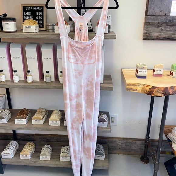 NWT - Smash + Tess Pink Tie-Dye Romperall - Picture 1 of 3